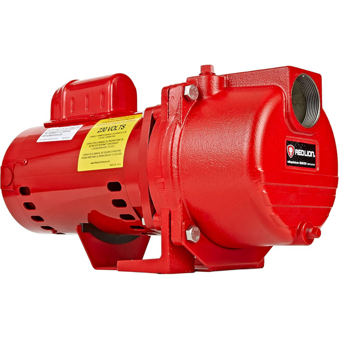 1.5 HP Cast Iron Sprinkler/Irrigation Pump - Red Lion