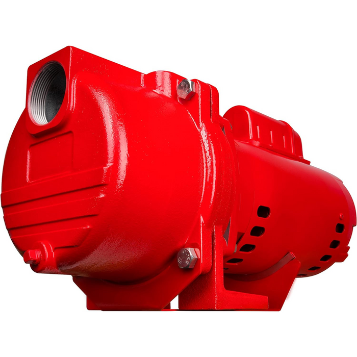 1.5 HP Cast Iron Sprinkler/Irrigation Pump with Brass Impeller - Red Lion