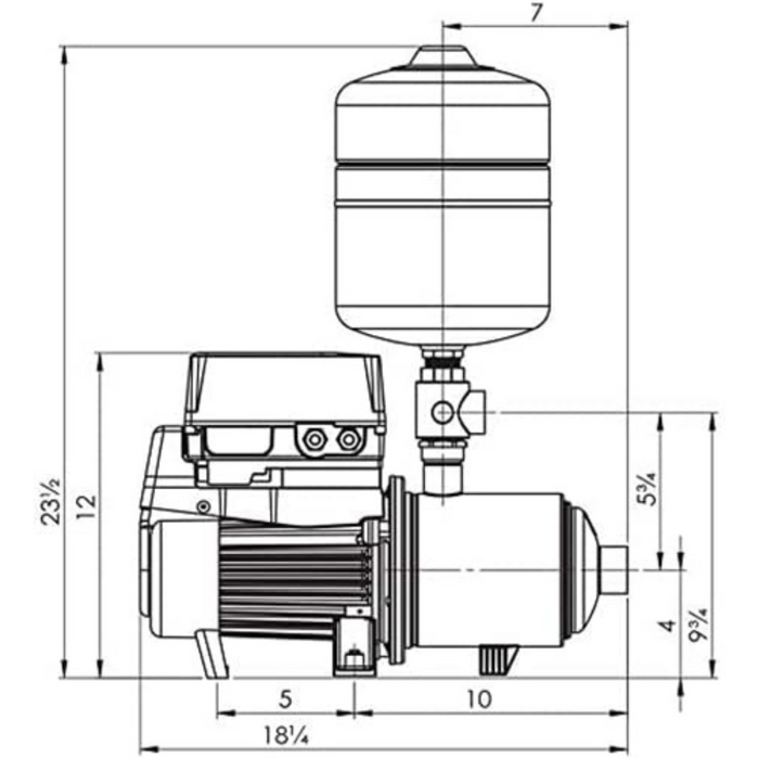 Dynadrive DD15-35NPT 120V Variable Speed Constant Pressure System - 12GPM