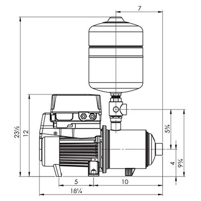 Dynadrive DD60-10NPT 240V Variable Speed Constant Pressure System - 24GPM
