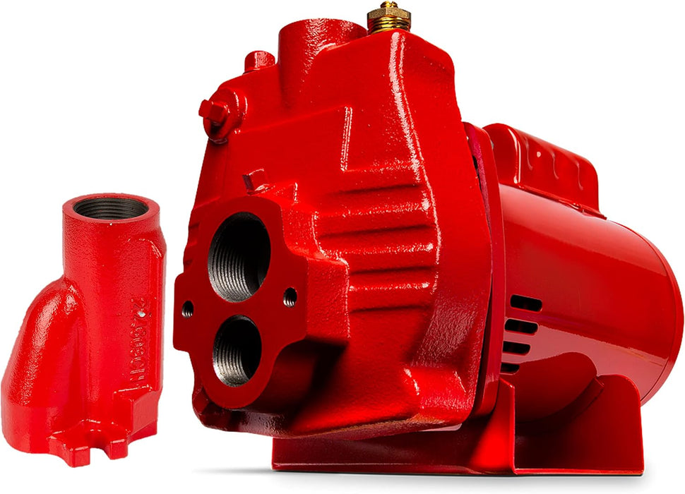 1/2 HP Premium Convertible Jet Pump 14.2 GPM - Red Lion