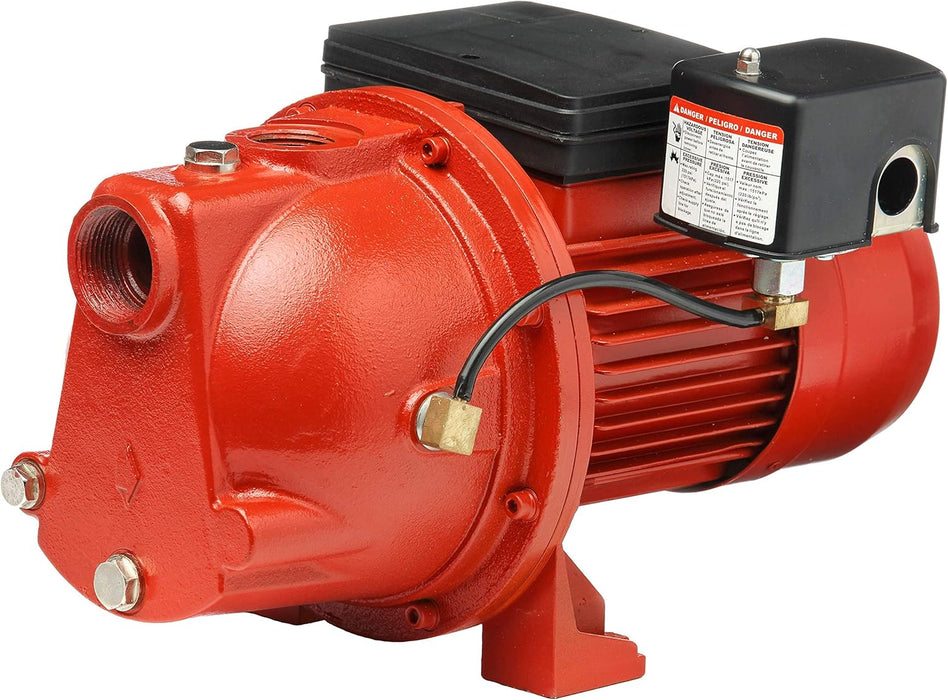 1 HP Shallow Well Jet Pump 17 GPM – Red Lion